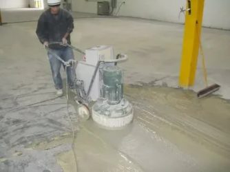 Шлифовка бетонных или металлоцементных покрытий