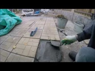 Кладка плитки на цементный раствор