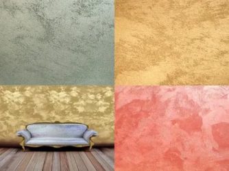 Декоративная краска для стен с эффектом песка