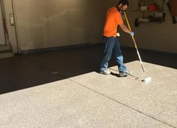 Покрытие бетонного пола от пыли