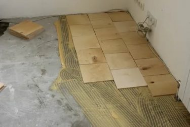 Укладка фанеры на бетонный пол под ламинат