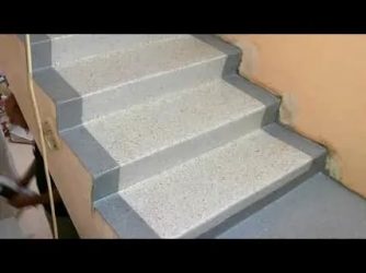Краска для ступеней бетонной лестницы