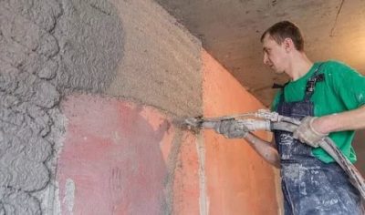 Технология штукатурки стен цементно песчаным раствором