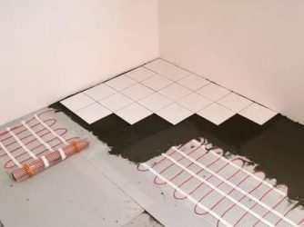 Тёплый пол под кафель на бетонный пол