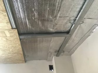 Как утеплить потолок из бетонных плит?