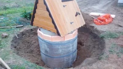 Обустройство колодца из бетонных колец для воды