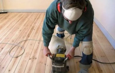 Как правильно шлифовать деревянный пол?