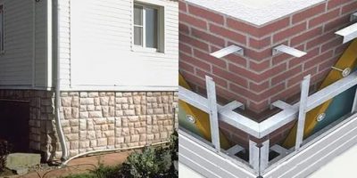 Как крепить фасадные панели на фундамент?