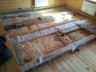 Чем лучше утеплить пол в деревянном доме?