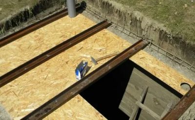 Как залить перекрытие погреба бетоном?