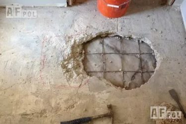 Чем заделать дыру в полу из бетона?