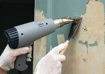 Как снять масляную краску с бетонной стены?