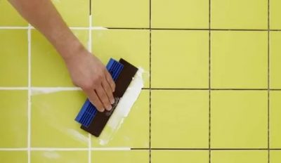 Как расшить плитку на полу?
