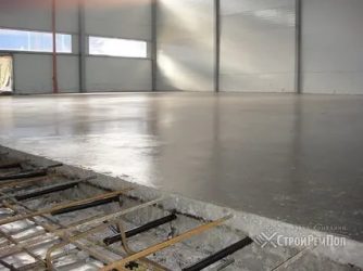 Изготовление основания для бетонного пола