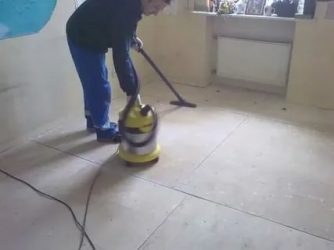 Как подготовить бетонный пол под линолеум?