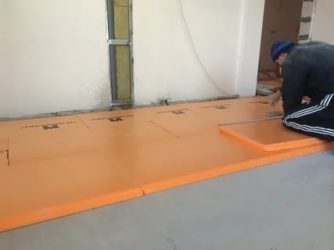 Укладка пеноплекса на бетонный пол