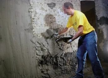 Как быстро штукатурить стены цементным раствором?