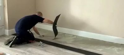 ПВХ плитка как укладывать на бетонный пол?