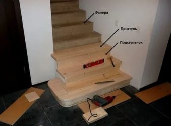 Обшивка бетонной лестницы деревом технология