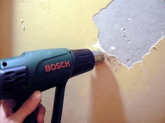 Как снять старую краску с бетонной стены?