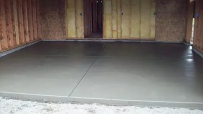 Как выровнять бетонный пол в гараже?