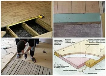 Как класть плитку на деревянный пол?