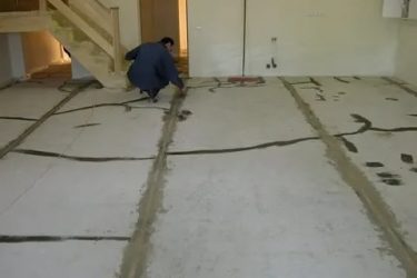 Наливной пол на бетонную плиту