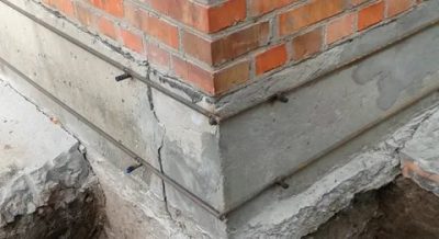 Трещины в фундаменте укрепление фундамента дома