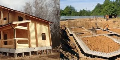 Виды фундаментов для деревянных домов