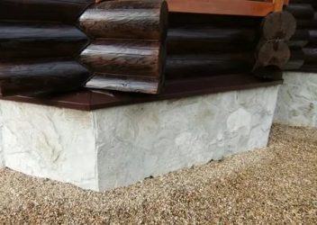 Отливы для цоколя фундамента деревянного дома