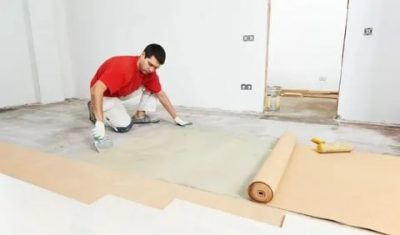 Как застелить ламинат на бетонный пол?