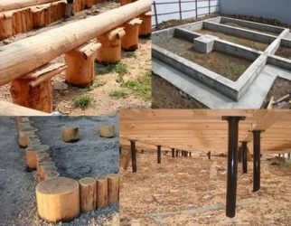 Виды фундаментов для деревянных домов