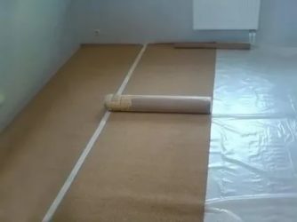 Пароизоляция под ламинат на бетонный пол