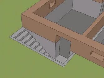 Как сделать дверь в фундаменте дома?