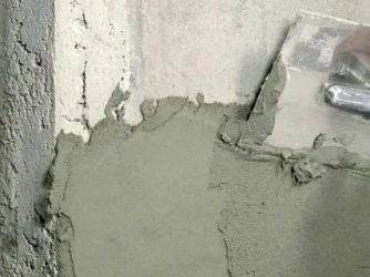 Штукатурка бетонных стен цементно песчаным раствором