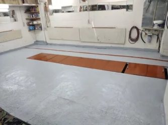 Краска на бетонный пол в гараже