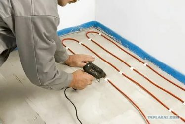 Как укладывать кабельный теплый пол?