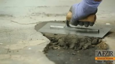 Как заделать выбоины в бетонном полу?