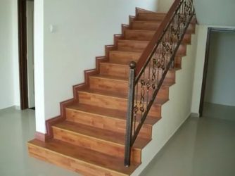Как отделать бетонную лестницу ламинатом?