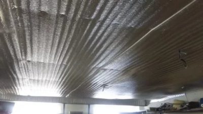 Как утеплить потолок в гараже пенофолом?