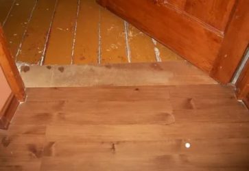 Как стелить линолеум на старый деревянный пол?