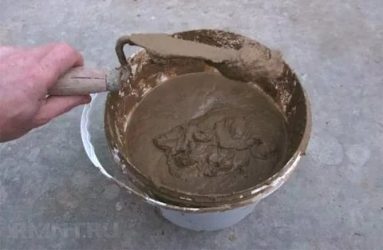 Как разводить глину с песком для печки?