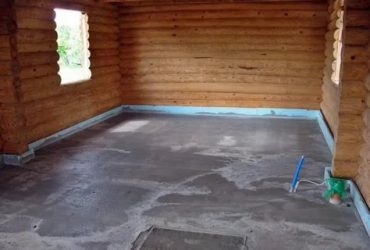 Заливка бетона на деревянный пол