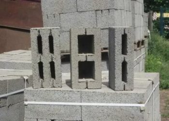 Стеновые бетонные блоки для наружных стен