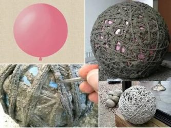 Как сделать бетонный шар своими руками?