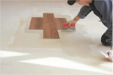 Кварцвиниловая плитка укладка на бетонный пол