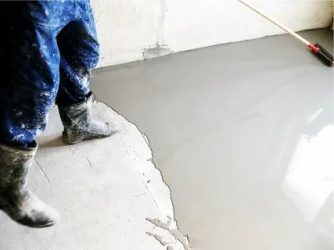 Ремонт стяжки бетонного пола своими руками