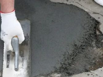 Чем заделать неровности в бетонном полу?