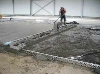 Направляющие для заливки бетонного пола