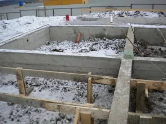 Заливка бетона зимой в домашних условиях